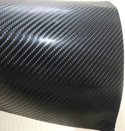 Film Vinilo Fibra Carbono Negro 4d Tuning Auto 1.52x2m