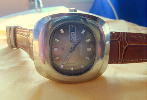 Reloj Edox Diamatic Automatico De Los 70´ Original Inox