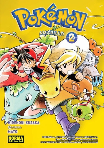 Manga Pokemon Yellow Tomo 02 - Editorial Norma