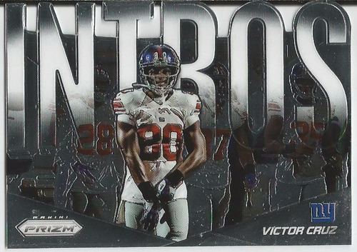 2014 Panini Prizm Intros Victor Cruz Wr Giants