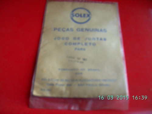 Gordini/dauphine/interlagos-jogo Juntas Carburador Solex