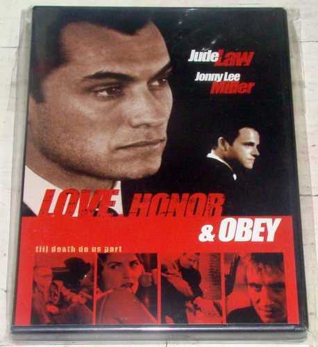 Love Honor & Obey Jude Law Johnny Lee Miller Dvd Usa