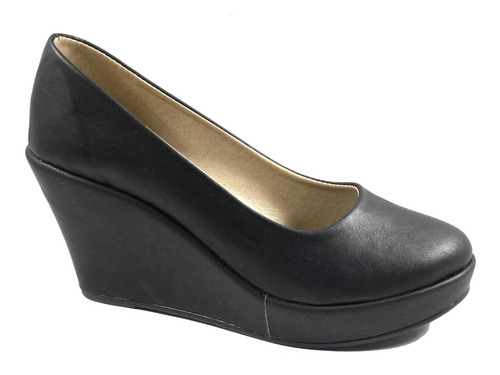 Clasico Escotado Liso Plataforma Zapato Mujer 200