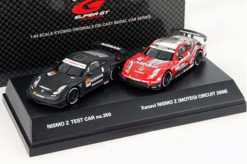 Kyosho Nissan Nismo Z Motegi & Nismo Z Test Car 1/64 Nuevo
