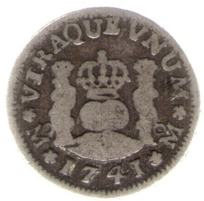 Mexico 1/2 Real 1741 M.f  Mb-