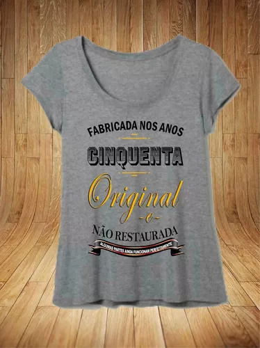 Camiseta Fabricado nos anos sessenta Original não restaurado