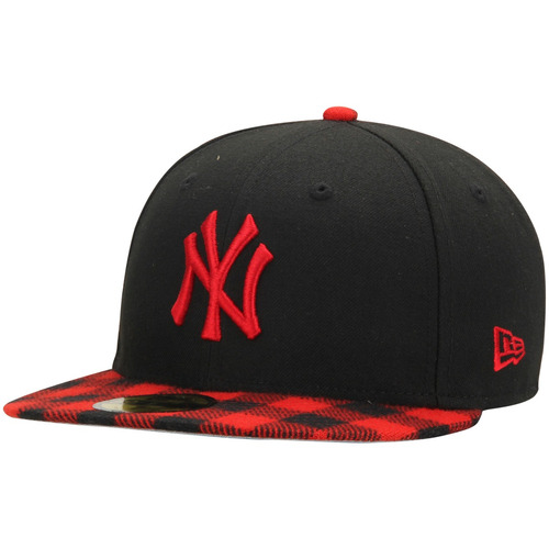 Gorra New Era Black/plaid New York Yankees Premium 59fifty F