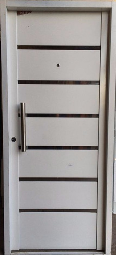 Puerta Nexo Galvanizada Inyectada 80x200 Apliques Acero