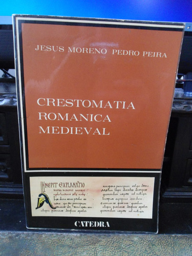 Moreno Peira Crestomatía Románica Medieval Filología Cátedra