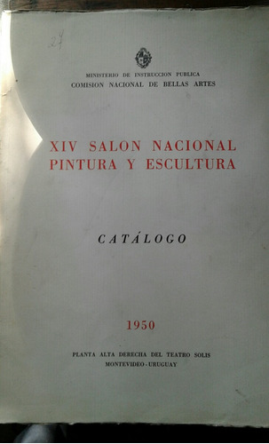 Catálogo Salon Nacional Pintura Escultura 1950 (16)