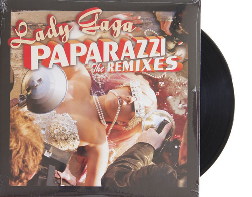 Lp Vinil Lady Gaga Paparazzi The Remixes Novo Lacrado