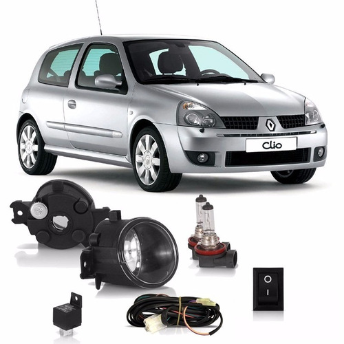 Kit Farol Milha Clio 03 04 05 06 07 08 09 10 11 12 + Xenon