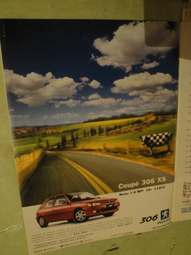 Publicidad Peugeot 306 Coupe Xs Año 1999