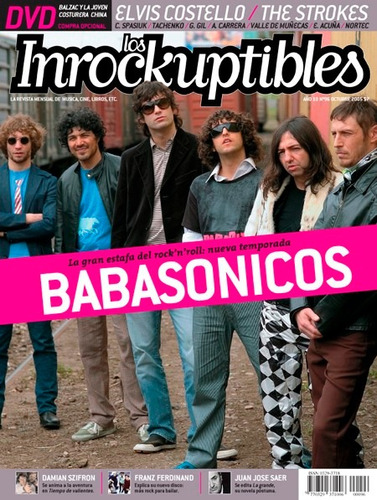 Revista Los Inrockuptibles 96. Octubre 2005. Babasónicos