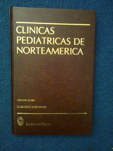 Cuidados Intensivos   Clinicas Pediatricas De Norteamerica