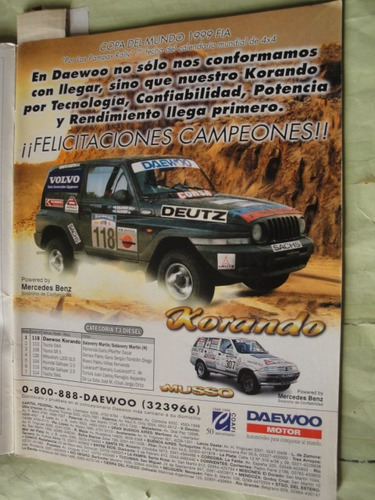 Publicidad Daewoo Korando Año 2000