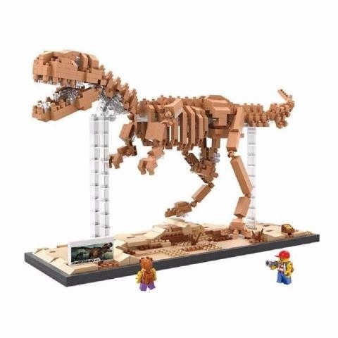 Tiranossauro Rex Loz Dinossauro Blocos Montar Fossil 880 Pçs