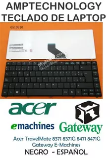 Teclado Laptop Acer Travelmate 8371 8371g 8471 8471g Emachin