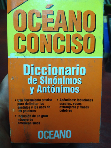 Oceano Conciso Sinonimos Y Antonimos