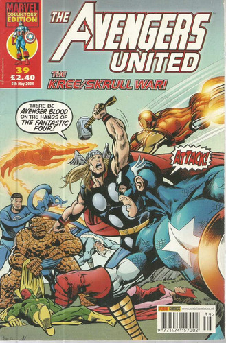 The Avengers United 39 - Panini Uk - Bonellihq Cx121 I19