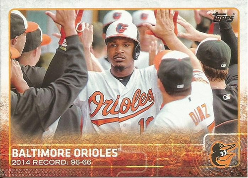 Barajita Baltimore Orioles Topps 2015 #19