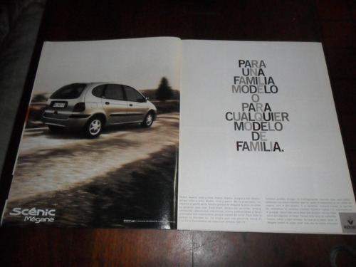 Publicidad 1998 Automovil Renault Scenic Megane