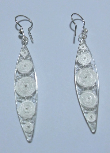 Preciosos Aretes En  Plata Ley 925 Garantizada