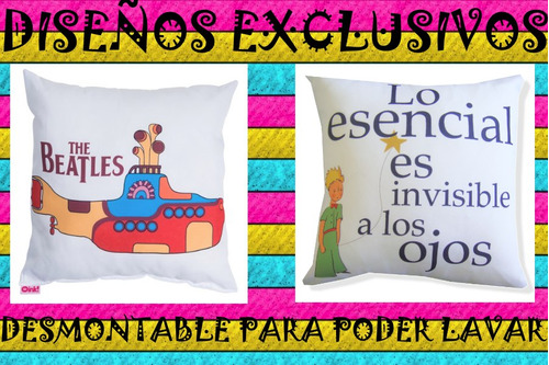 Almohadones Personalizados Con Tu Foto Frase Imagen 40x40