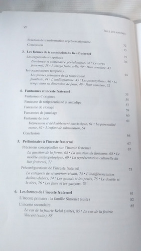 Imagen 5 de 6 de Clinique L´ Inceste Fraternel Rosa Jaitin Rene Kaes Frances