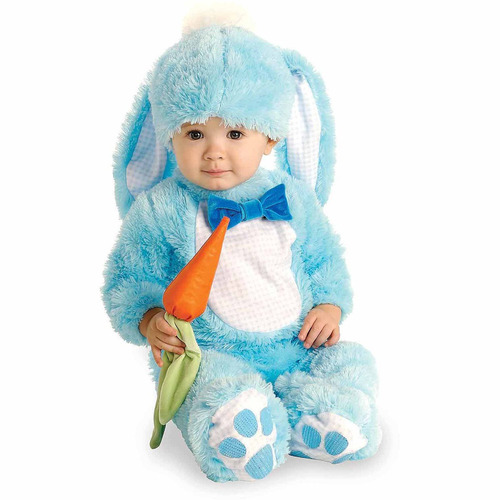 Disfraz Para Bebé Conejito Azul Talla 12-18 Meses Halloween