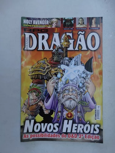 Revista DRAGÃO BRASIL está fazendo Revistas de RPG na !