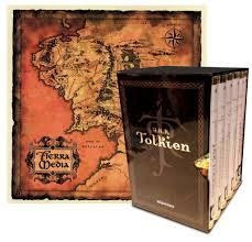 Estuche Tolkien 6 Volumenes + Mapa De La Tierra