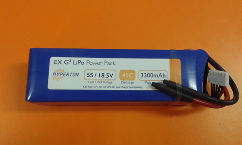 Bateria Hyperion Lipo 3300 Mah 5s 18.5v Ex 45c 12x