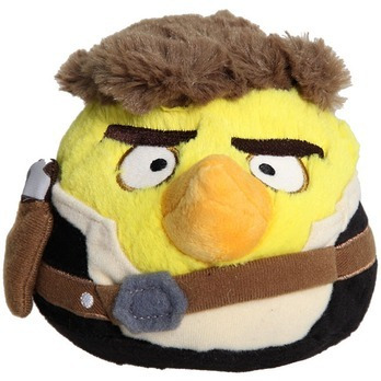Han Solo - Angry Birds Star Wars - Pelúcia De 20 Cm
