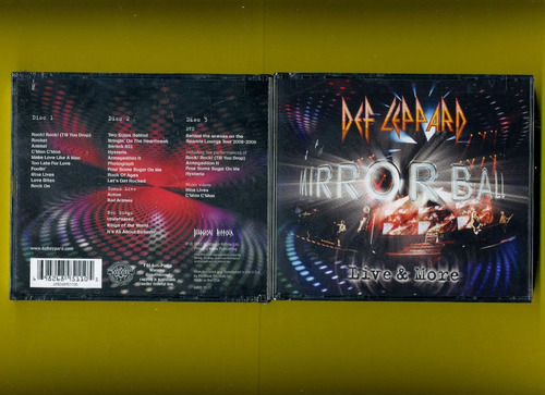 Def Leppard Mirror Ball Live & More 2 Cd's, 1 Dvd Nuevo Sell