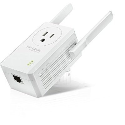 Tp-link N300 Wi-fi Range Extender Con Salida De Paso A Travé