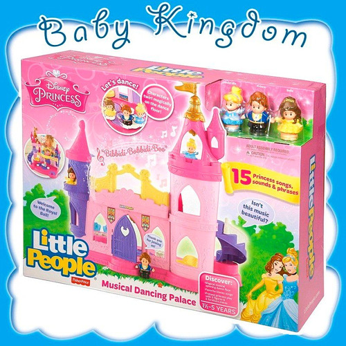 Palacio Gigante De Princesas Disney 2 Pisos Nuevo Mattel