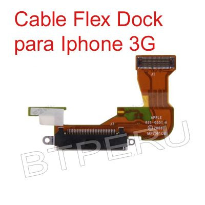 Cable Flex Dock Puerto Repuesto Para iPhone 3g Carga