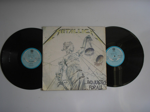 Lp Vinilo Metallica And Justice For All Print Colombia 1988