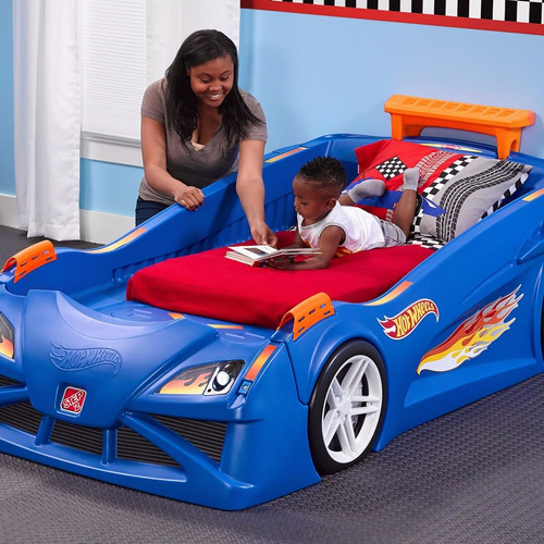 Step2 Hot Wheels Cama Infantil Bebes Niños 2 En 1