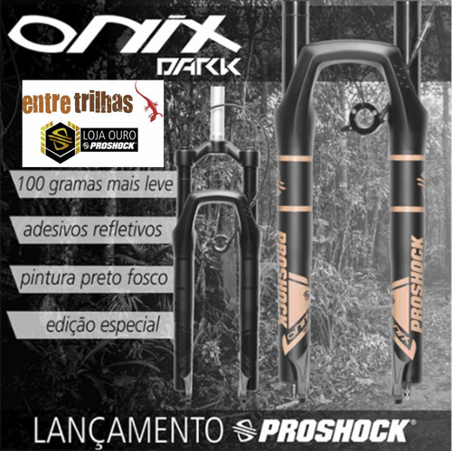 Suspensão Proshock Onix Dark Aro 29 Tapered - Frete Grátis