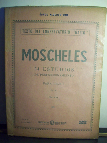 Adp Moscheles 24 Estudios De Perfeccionamiento Para Piano