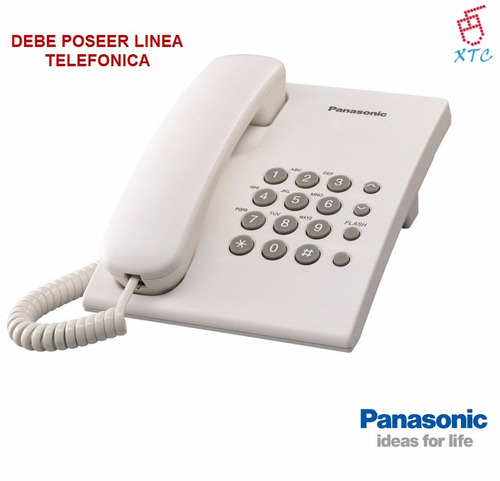 Telefono Panasonic De Mesa/pared Kx-ts500 Original Xtc