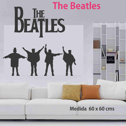 Vinilo Retros 60x60. Beatles