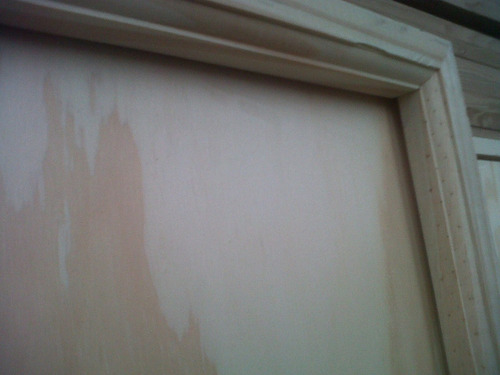 Imagen 6 de 8 de Puerta Placa Pino 70cm X 2,00mts Marco Madera 7 Cm- Maderwil
