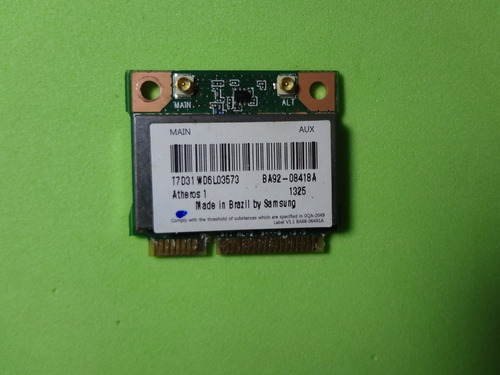 Placa Wireless Do Notebook Samsung Np270e4e