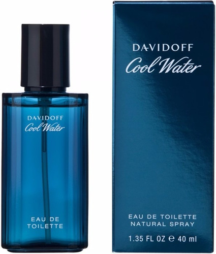 Perfume Cool Water Masculino 40 Ml - Davidoff - Selo Adipec