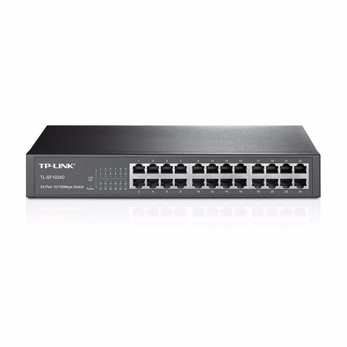 Tp-link Switch 24 Puertos 10/100mbs Rack Tl-sf1024d Nuevo /v /vc