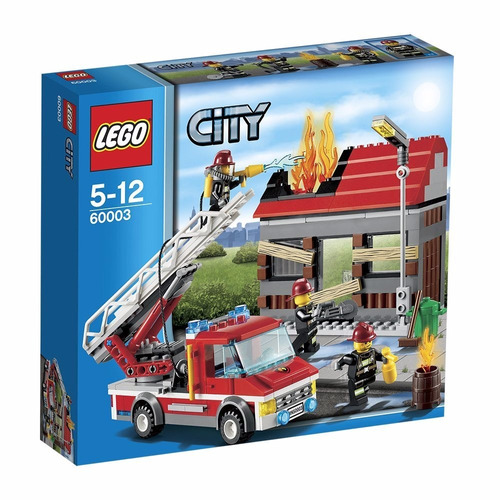 Lego City 60003 Camion Bomberos Llamada  Emergencia Incendio