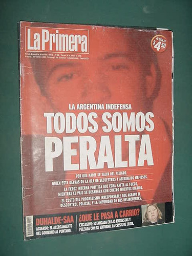 Revista La Primera 126 Peralta Luciana Salazar Samuelson